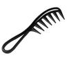 Large Tooth Comb with Fishbone Texture for Men's Slicked Back Hairstyle