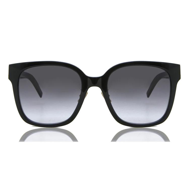Saint Laurent Solid Lens Square Sunglasses Women sunglasses Black SLM105006