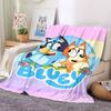 Bluey Blanket Suitable All Seasons Soft Comfortable Sofa Office Home Blanket Holiday Birthday Gift Bluey 128 140