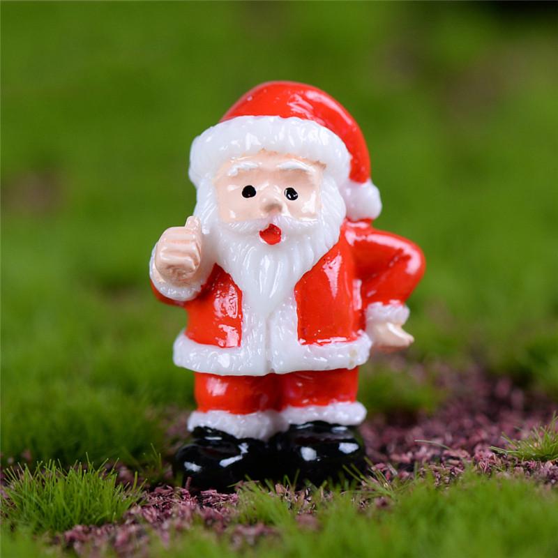 Micro Landscape Resin Crafts Sale Christmas Elk Hat Cute Animal Folk Crafts Small Gifts
