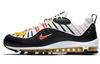 Nike Air Max 98 Schwarz Weiß Gelb Crimson 640744-016