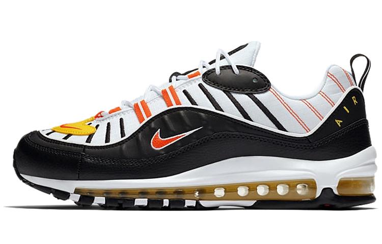 Nike Air Max 98 Black White Yellow Crimson 640744-016 39