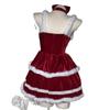 Halloween New Red Christmas Dress Velvet Sexy Bunny Role Play New Robe Dress