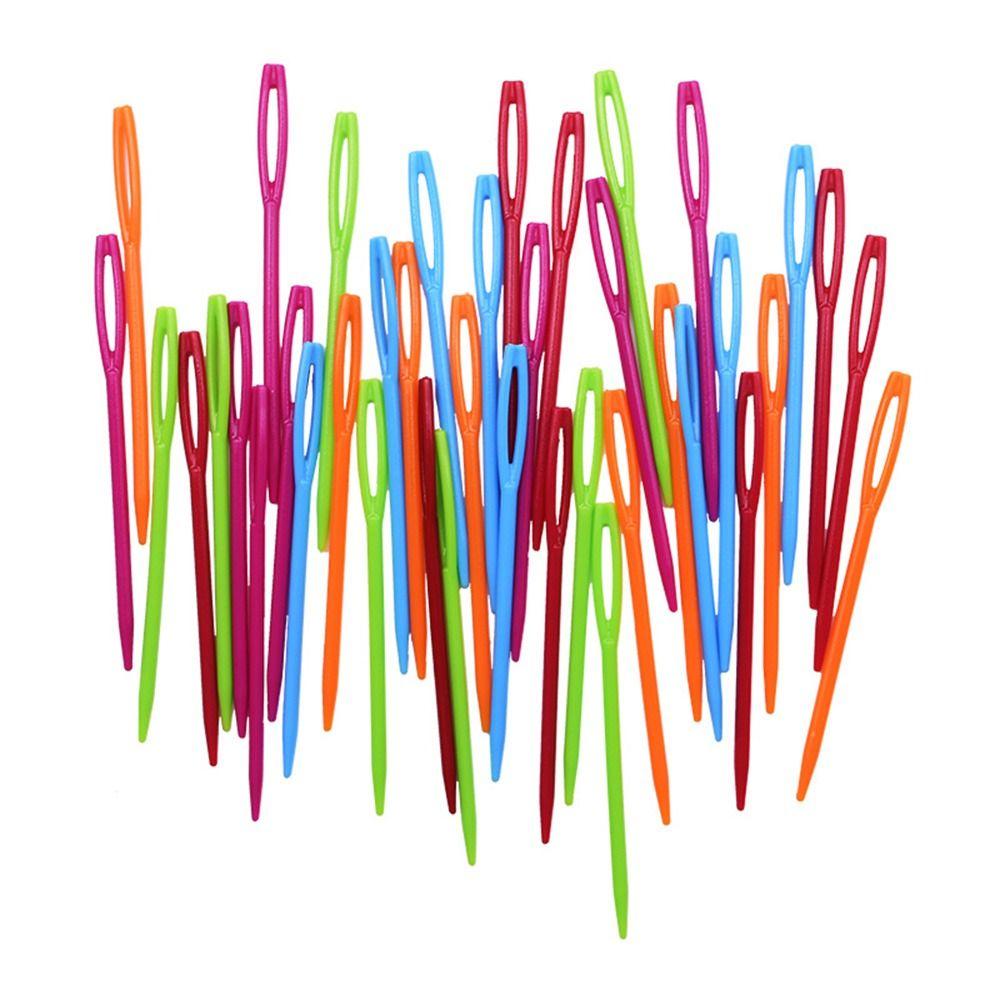 7/9cm ABS Knitting Needles Plastic DIY Crochet Hooks Sewing Needle Tool  Kids DIY Toys