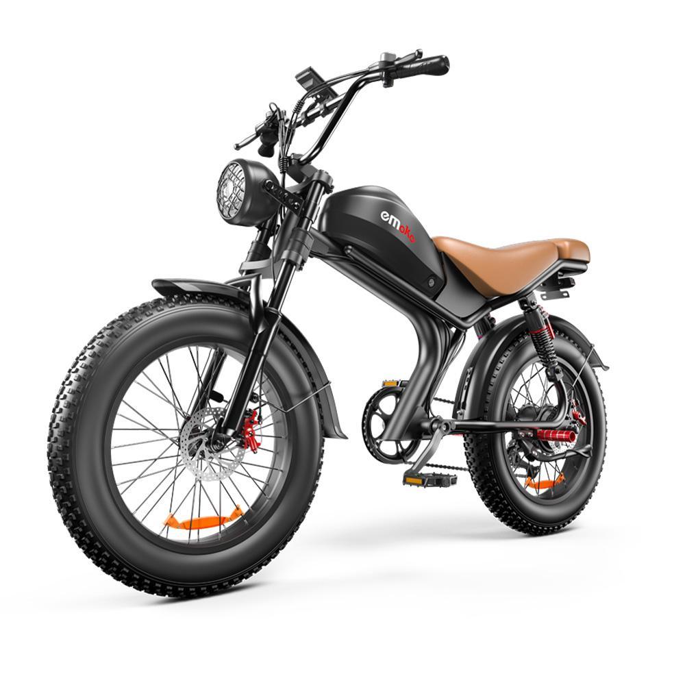 EMOKO C93 Off-Road Electric Bicycle Single Drive 1000W Motor 48V20Ah Battery Electric Bike 20 *4 Inch Fat Tires E-Mountian Bike For Adult