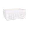 Panier multi-usages - confortime - plastique - gris - 23.5 x 15.5 x 10 cm - adulte