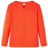 Children's Long-sleeved T-shirt Dark Orange 92/104/116/128/140