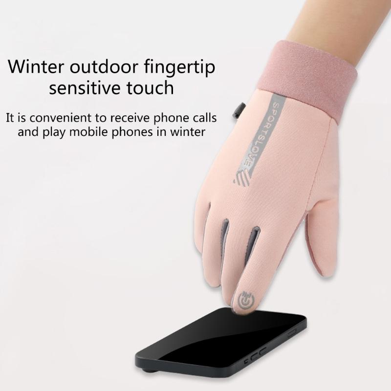 Full Finger Mittens Sports Keep Warm Gloves Christmas Presents for Women Teens