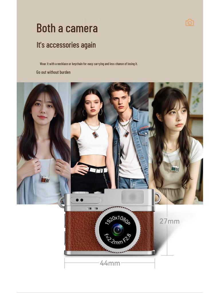 Retro Thumb S150 Student Portable SD Digital Camera with Screen