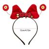 Tassel Chinese New Year Headwear BowKnot Hanfu Headwear All-match Red Bow Hairband  Children