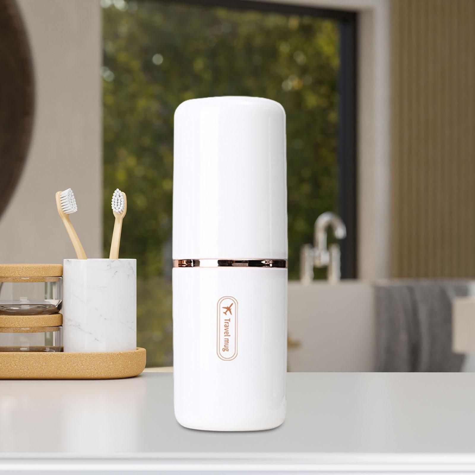 

Travel Case with Toothbrush Holder And Gargle Cup for Mother s Day белый