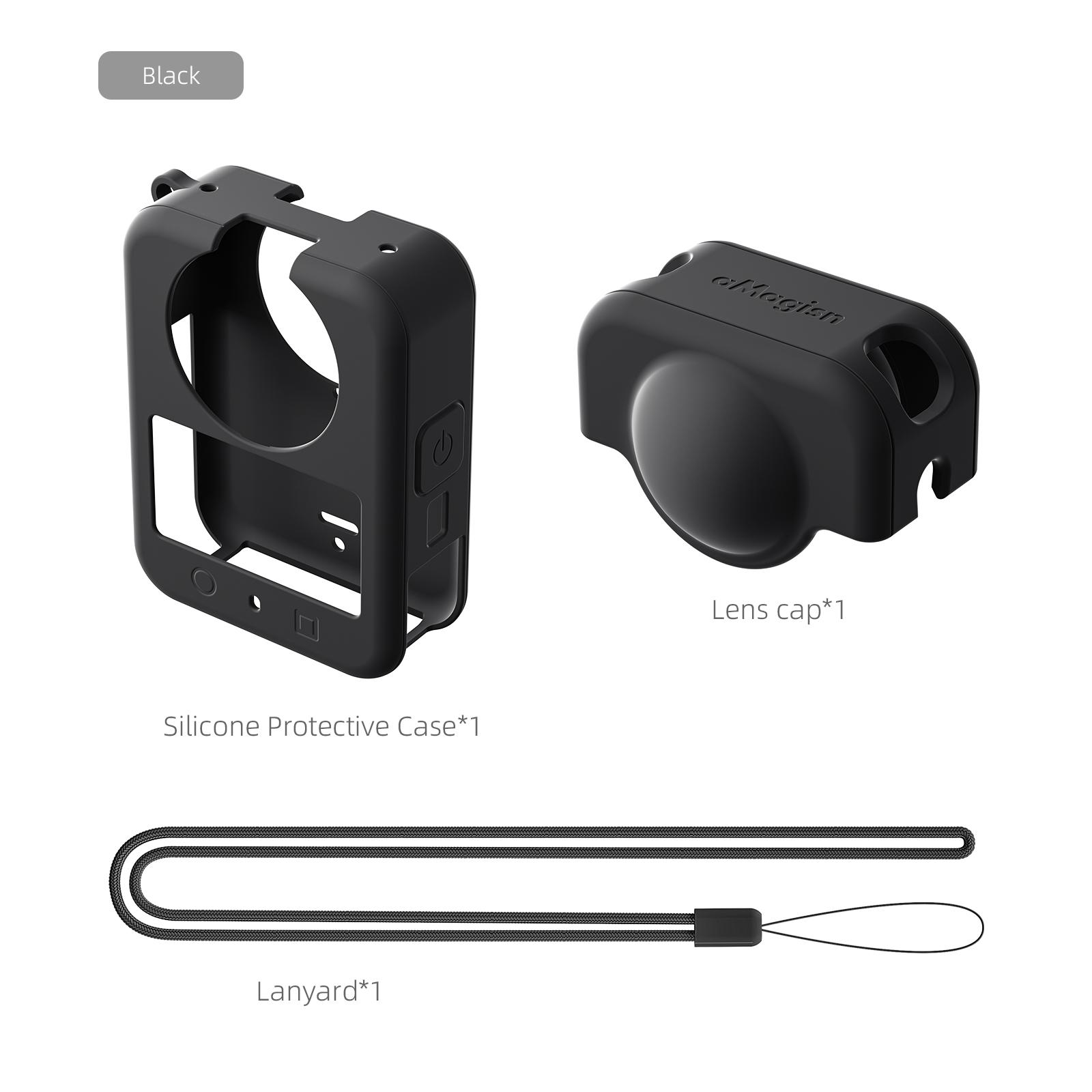For Dji Osmo 360 Silicone Protective Case Full Cover Lens Cap Guard Protector Case Sleeve For DJI Osmo 360 Camera Accessories