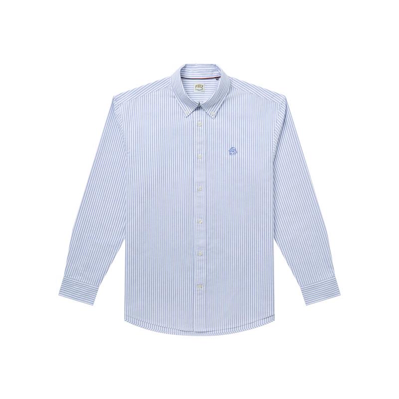 HAZZYS Men's PHIZ Striped Oxford Long-Sleeve Shirt