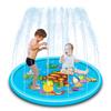 Inflatable  Sprinkler Pad for Kids Toddlers Dogs, Kiddie Baby Pool 68Inch