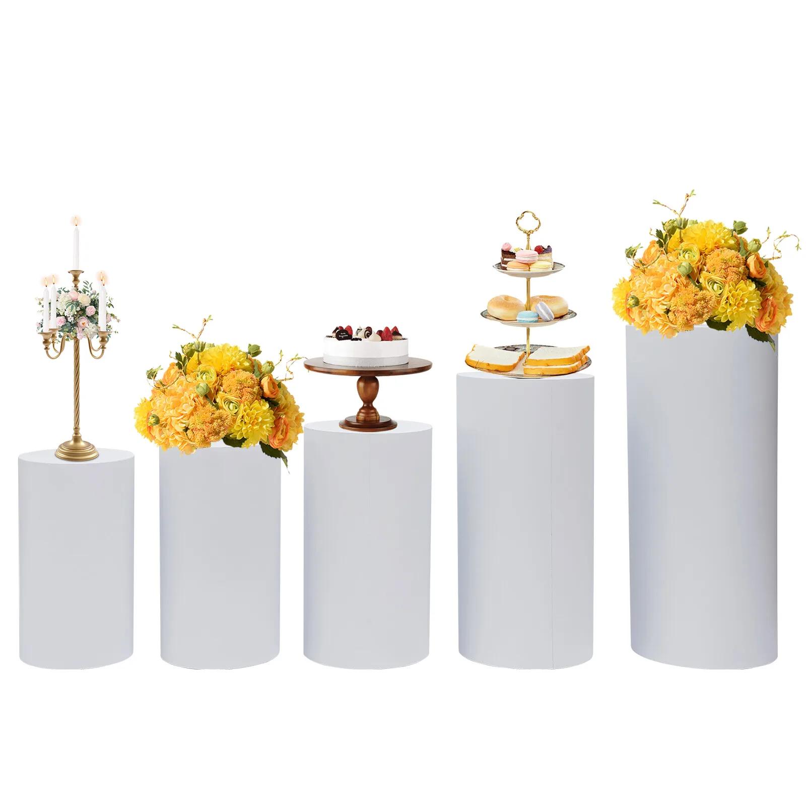 5 шт. Цилиндрические подставки-пьедесталы Свадебный торт Дисплей Арт Декор Колонны Постаменты United States