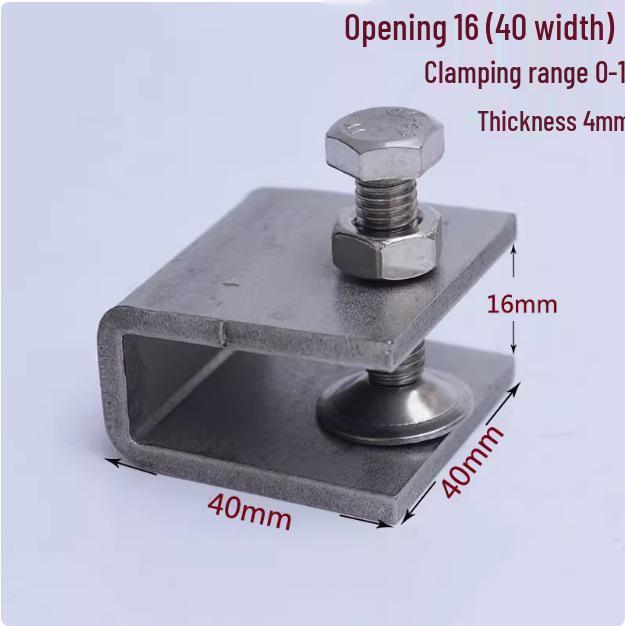 C304 Tiger Claw U-Shaped Stainless Steel Pipe Clamp