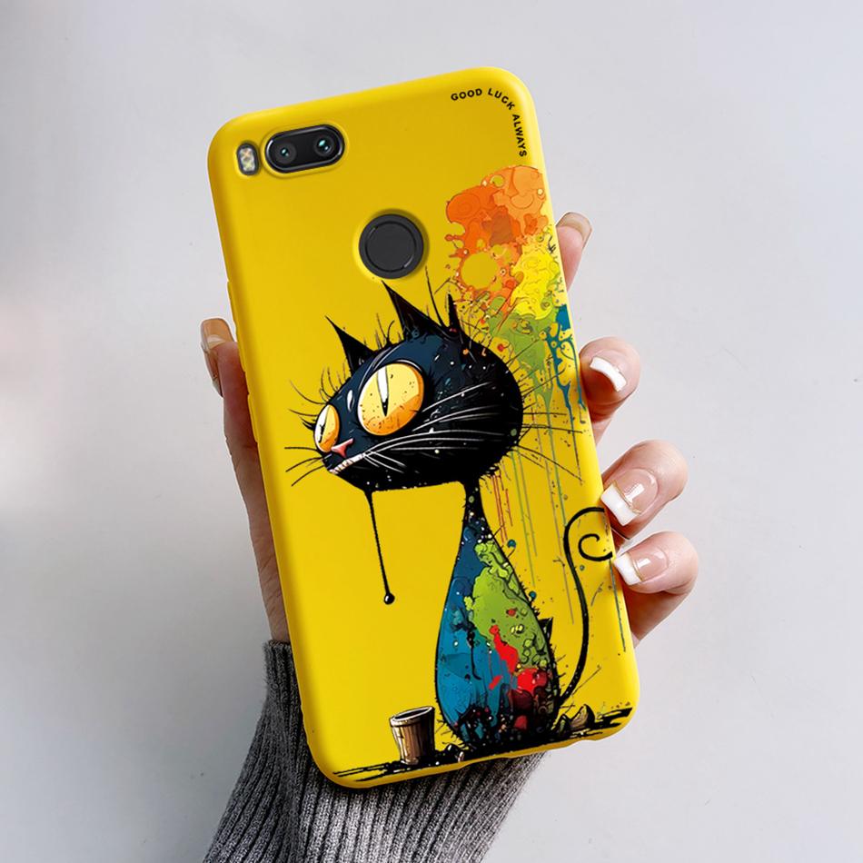 For Xiaomi Mi A1 Case Xiaomi Mi 5x Cute Bear Cartoon Frog Soft Silicone TPU Phone Back Cover Bumper For Xiaomi MiA1 Mi5X Fundas