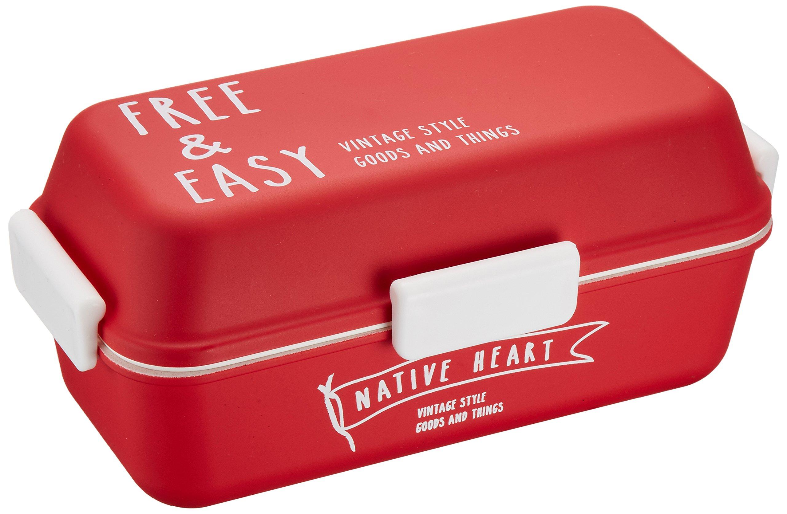 

Masakazu NATIVE HEART NH Square MC Lunch Red 76476 Bento Box FREE&EASY