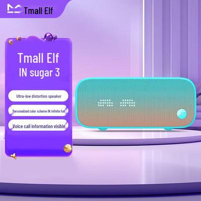 Tmall Genie IN3 Smart Bluetooth Speaker with Alarm Clock CN Plug (adapter Included)