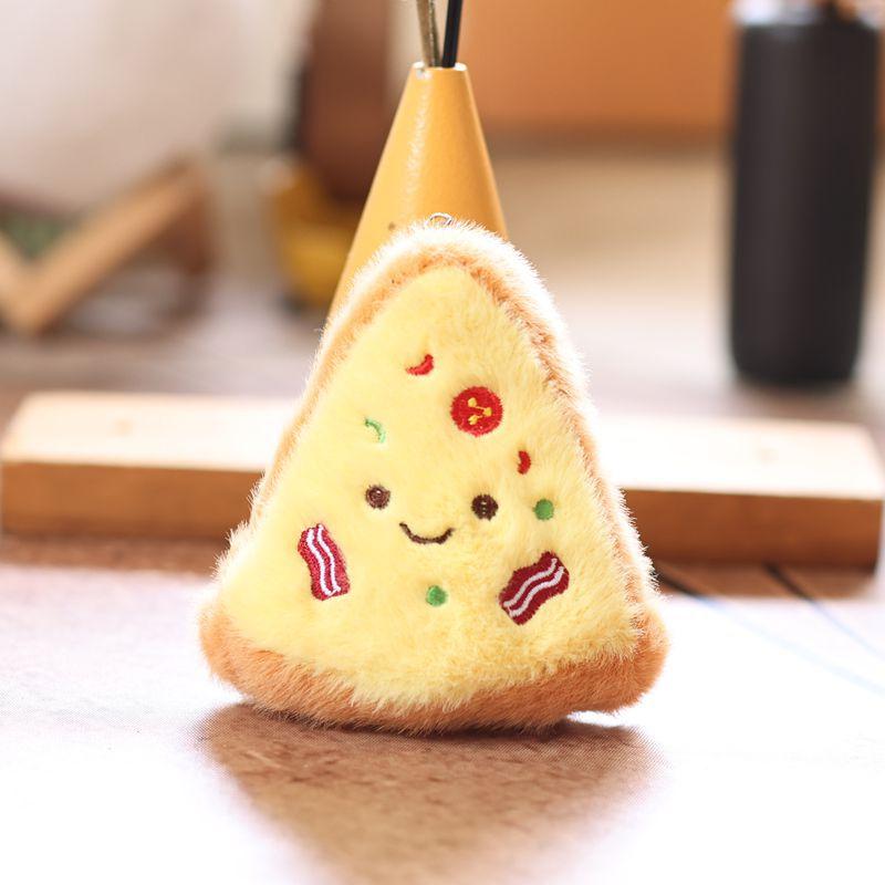 

Cartoon Sweet Cute Bread Plush Keychain Cartoon Simulated Food Stuffed Doll Pendant Backpack Decoration Accessories Gifts