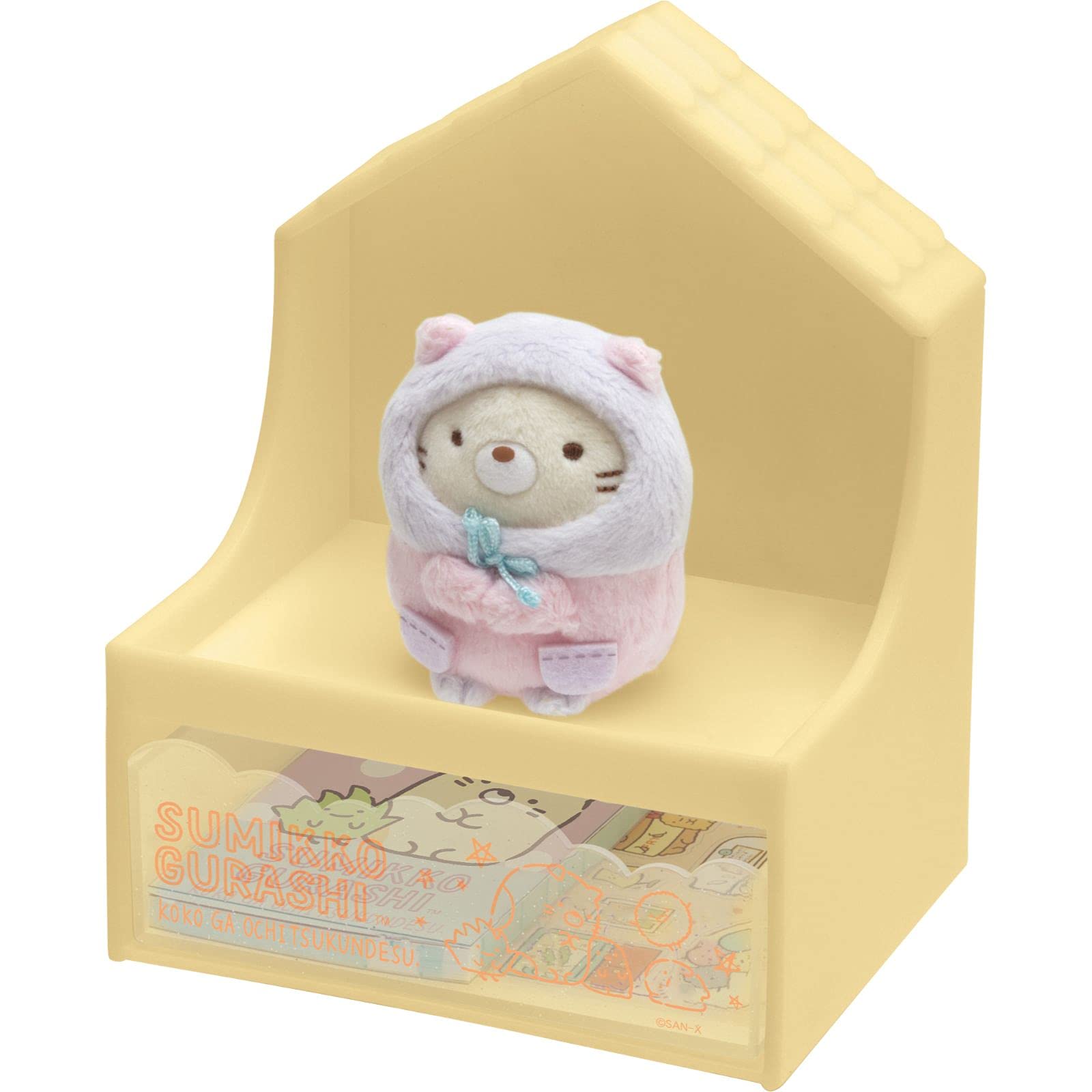 

Sumikkogurashi Коллекция Sumikkogurashi Плюшевый подарок Tenori Кот GS16102