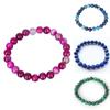Versatile 6mm Natural Gemstone Round Beads Stretchy Bracelets For Every Occasion