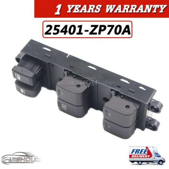 1x Power Window Switch Front Left For Nissan Xterra 2008-2015 Frontier 2007-