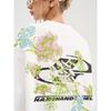 Cleanfit Street Florals Chinese Style Short Sleeve Embroider