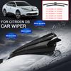2PCS Car Blade Windshield Wiper For CITROEN C3 AIRCROSS C4 PICASSO C5X C5 AIRCROSS DS3 DS4 DS7 E-C4 E-C4X Windshield Rubber