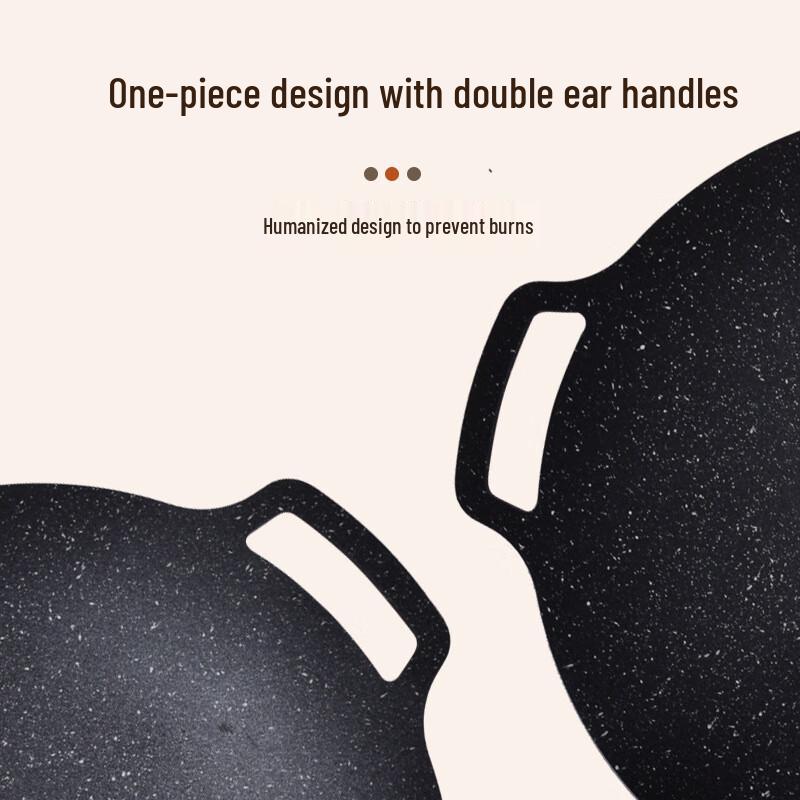 36CM Gjutjärn Non-Stick Grillpanna