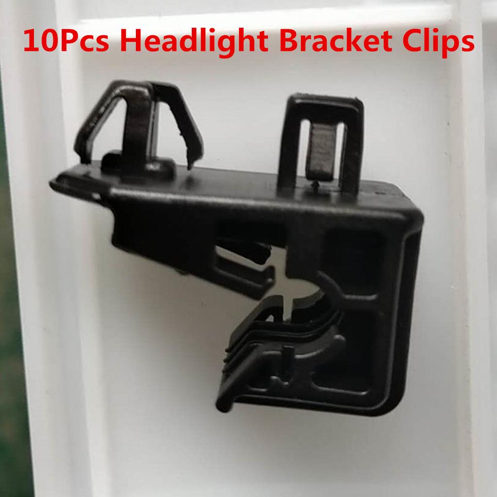 10pcs Nylon Headlight Mounting Bracket Clips For Toyota 53271-0B010, 53271-12060