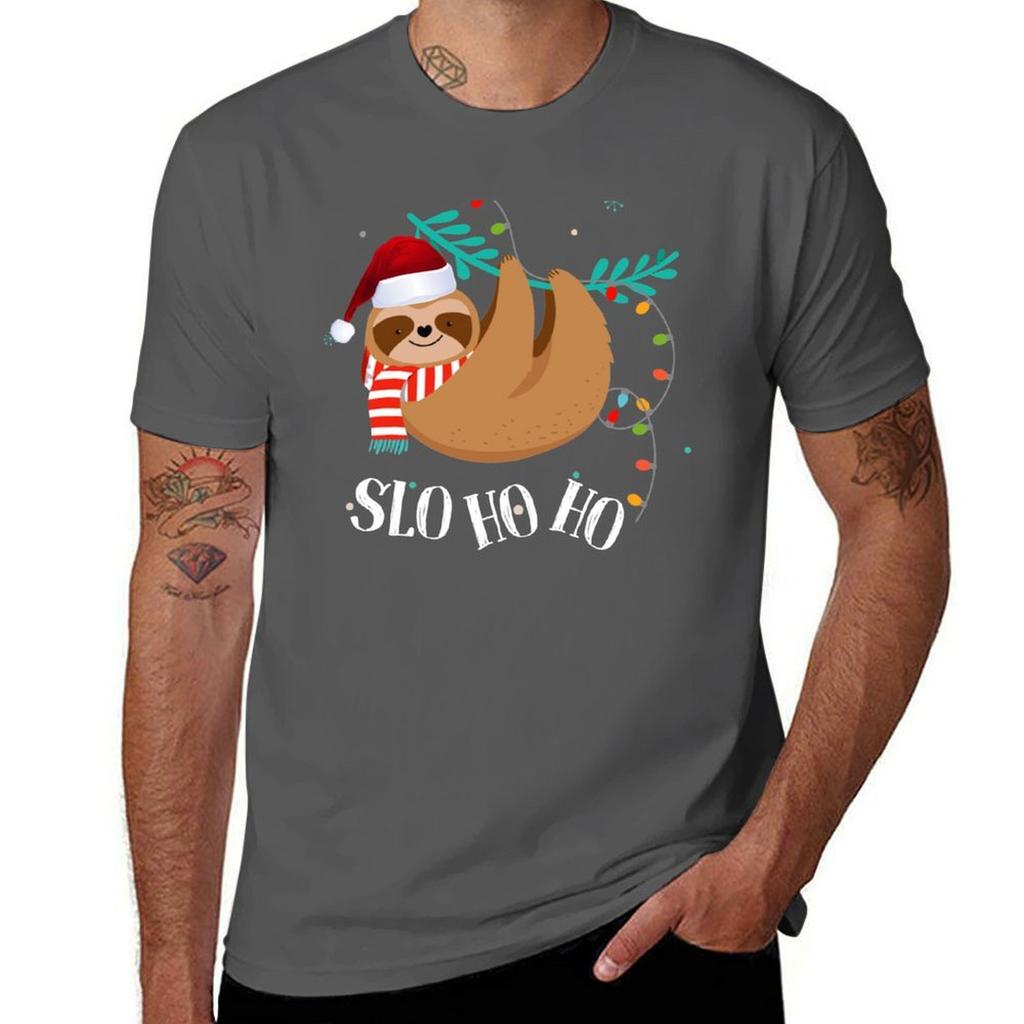 Slo Ho Ho Sloth Christmas Shirt Sloth Lover Shirt Funny Christmas Shirt Christmas Party Shirt Tshirt