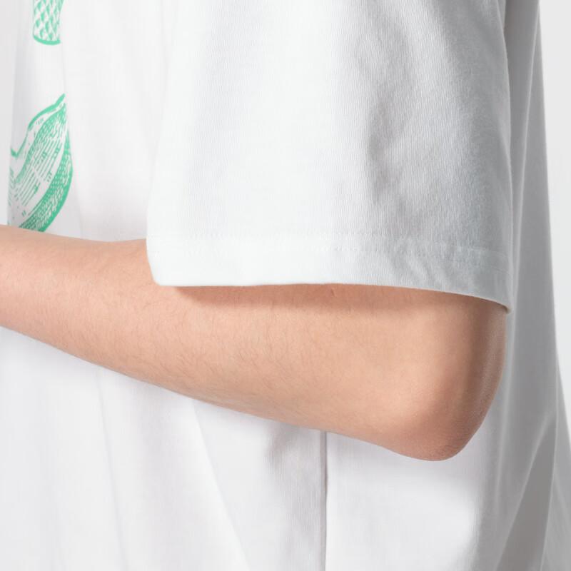 Nike Comfortable Solid Color Casual Short Sleeve T-Shirt Men Tops White FZ7206-121