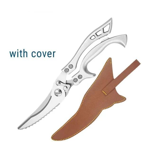 

Новые японские пищевые ножницы, бытовые кухонные ножницы, мощные ножницы для куриных костей, большие многофункциональные ножницы из нержавеющей стали