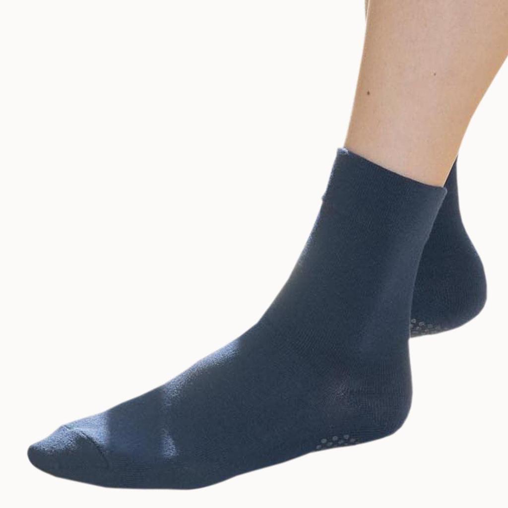 Kenmaru Ganbanyoku Baumwolle Locker Knöchel Unisex (Ganbanyoku) 100% Socken, (Marine) 2602-K-C