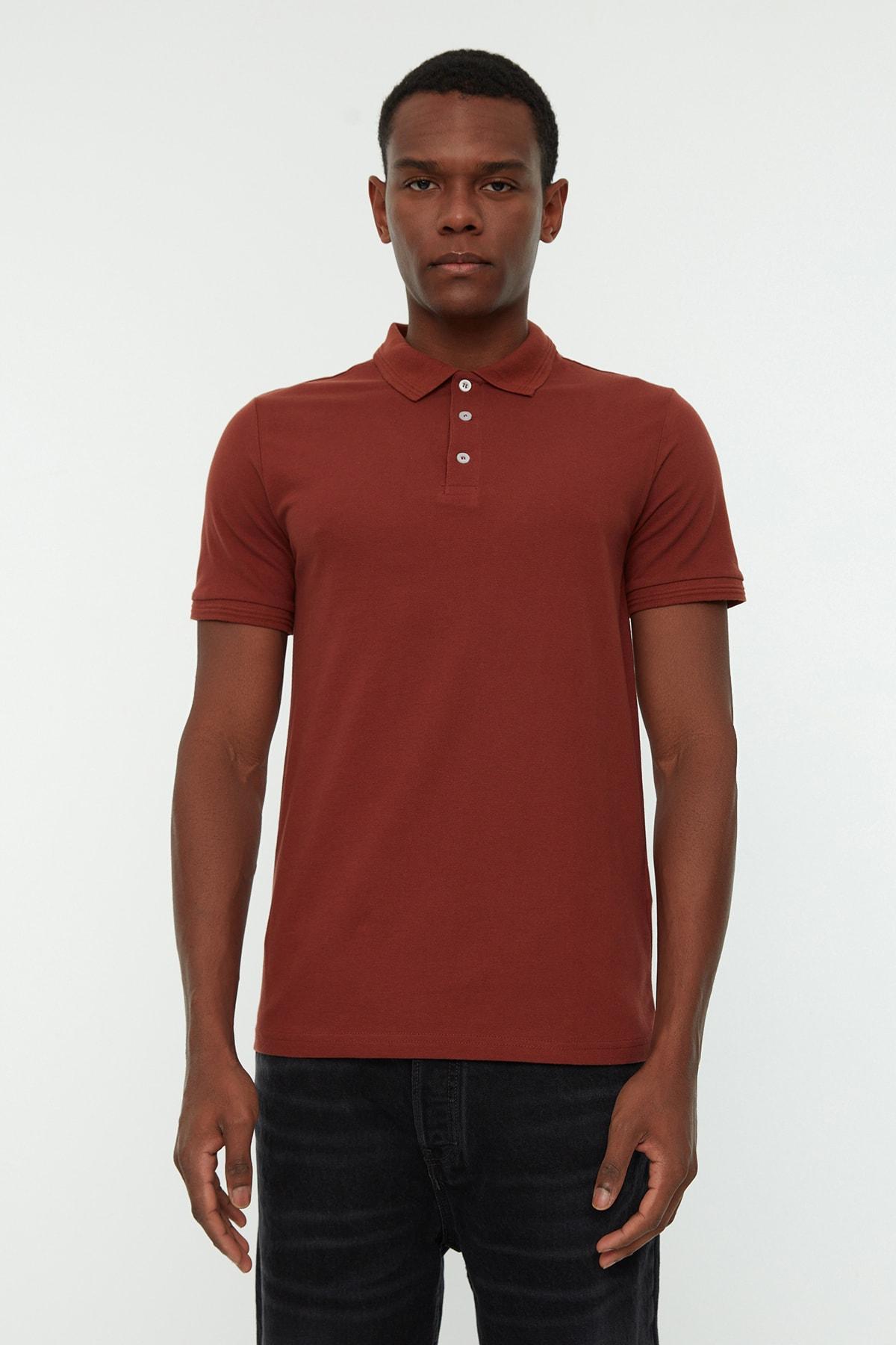 

Мужская футболка-поло с жаккардовым воротником Tile TMNSS20PO0009..