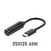 5V 9V 12V USB C 5,5X2,5 7,4X5,0 4,5X3,0mm Stecker DC zu Typ C Konverter PD 65W Netzteil