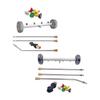 Accessories for Pressure Washers: Nozzles, , Made of Aluminum, Brass And Steel, Cleaning The