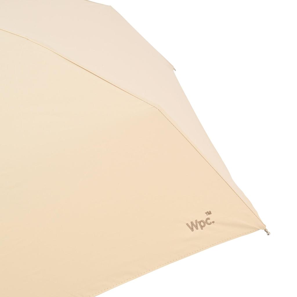 Francfranc Noble Basic Folding Beige and Rain Umbrella, 50cm, (Sun Umbrella)