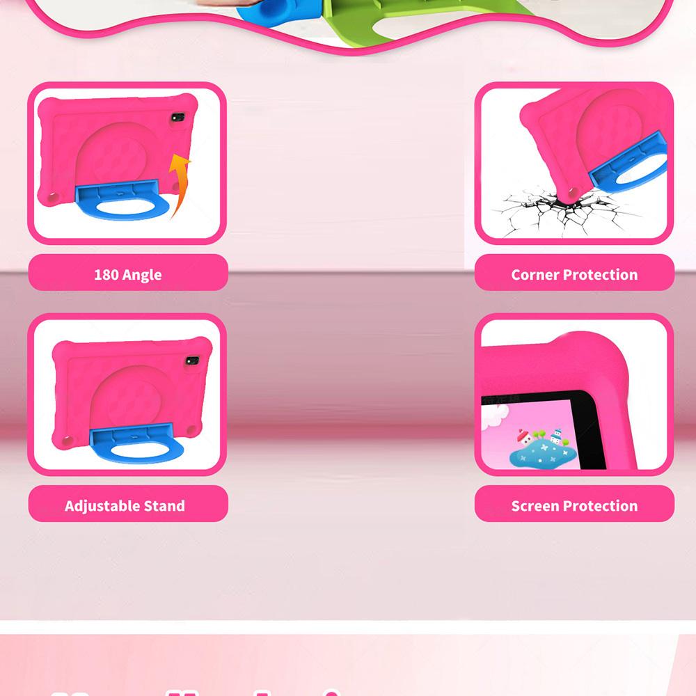 G-tab T7 Pro Kids Tablet, 7 Inch 1024*600 IPS Screen, Android 14, 1.5GHz Quad-core CPU, 4GB RAM (2GB +2GB Expansion) 64GB ROM