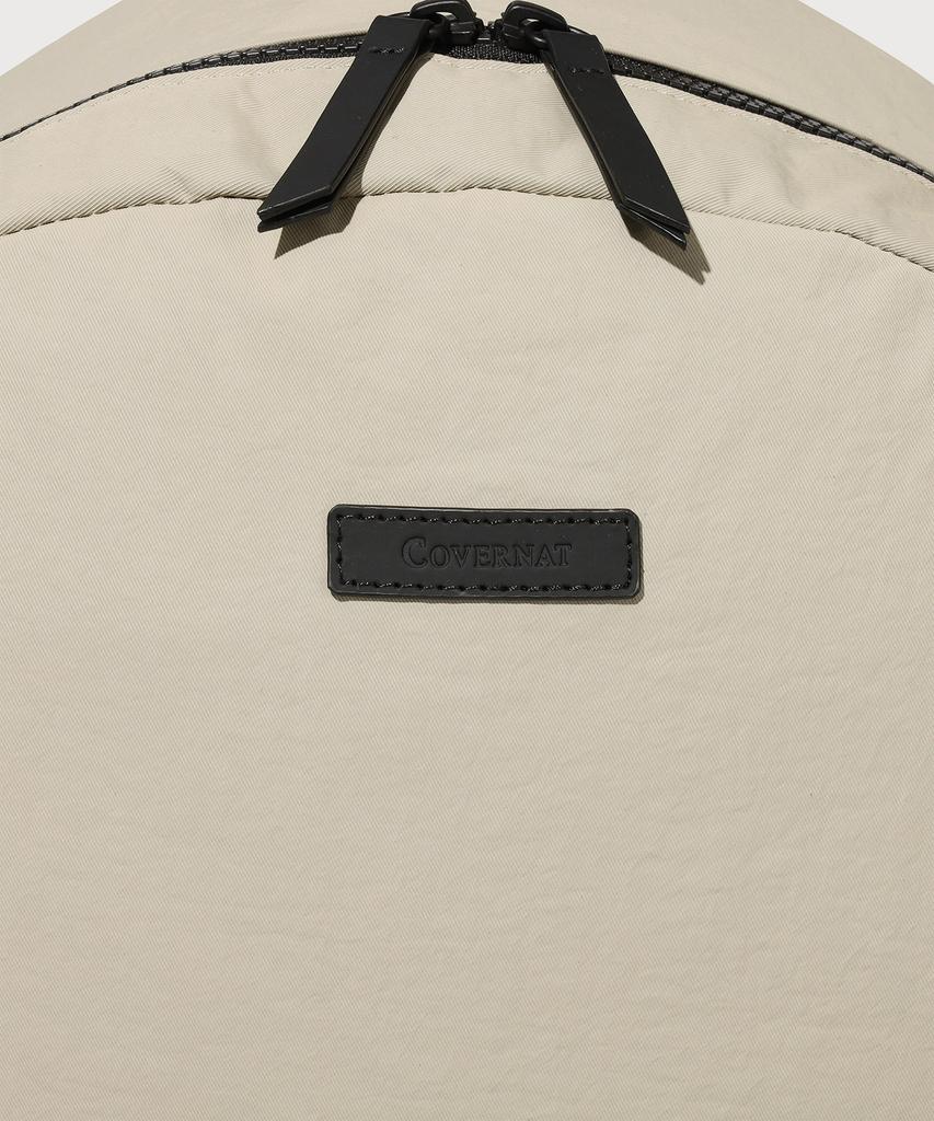 Covernat Two-Pocket Daily Backpack Beige