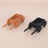 Mini Plastic Farm Wagon Toy For Dollhouses Accessories And Outdoor Garden Decors With 2 Color Option