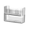 Upgrades Makeup Organizer Clear Cosmetic Storage Box Elegant Clear Makeup Holder Space Saving Makeup Storage for Vanity