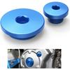 Aluminum Engine Crankcase Cover Plugs Kit Compatible with Yamaha YZ450F 2006-2009 YFZ450 2004-2009 YFZ450 2012-2013 WR250F 2003-2014 WR450F 2003-2015