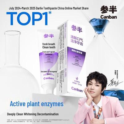 Canban Whitening Fresh Breath Toothpaste (Fleshy Grape)