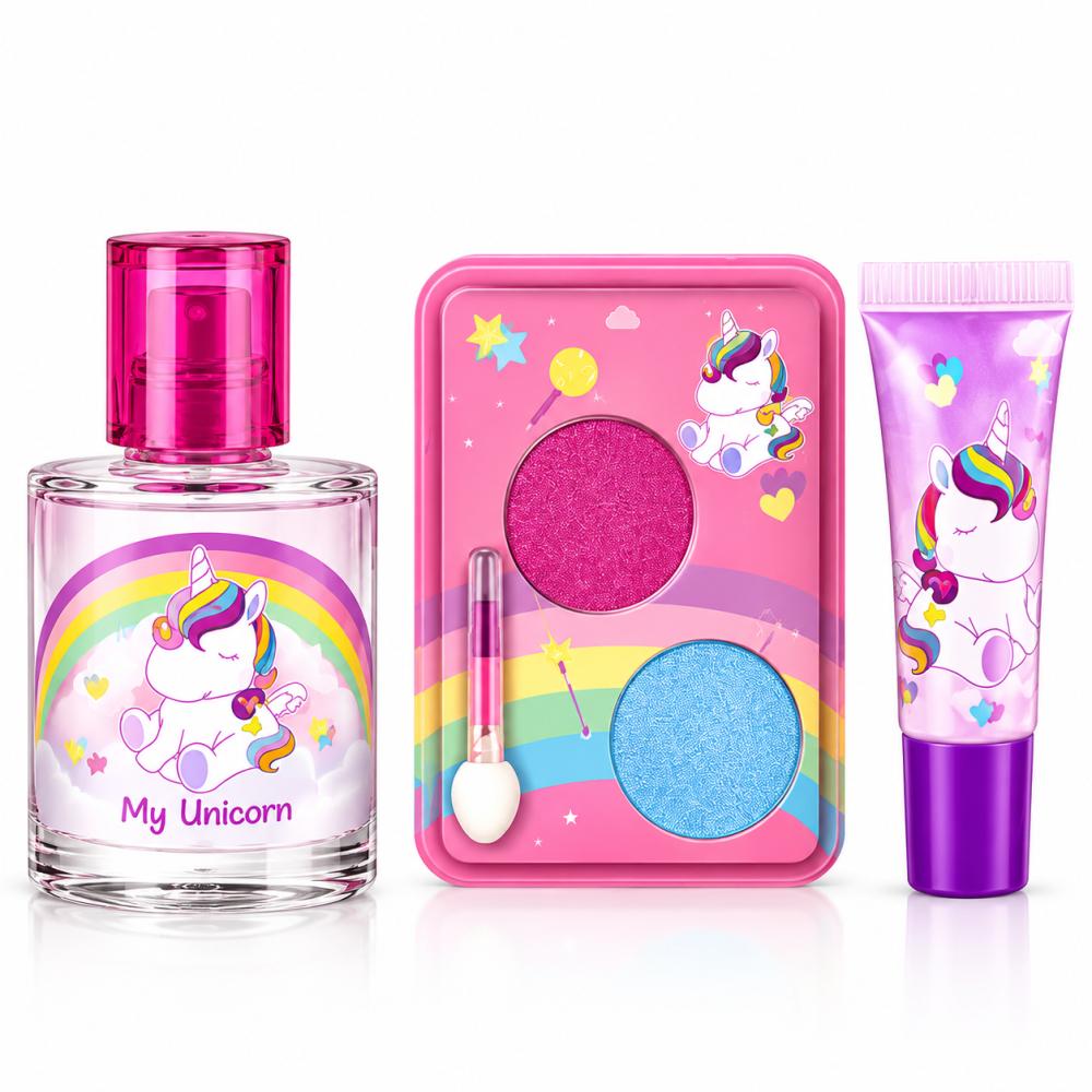 Geschenkbox Mein Einhorn - Eau de Toilette + Lipgloss + Lidschatten 3 pièce