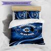 Hamburger SV Football Printed 3 Pieces Bedding Set, Comfortable Skin Friendly Bedroom Duvet Cover Set