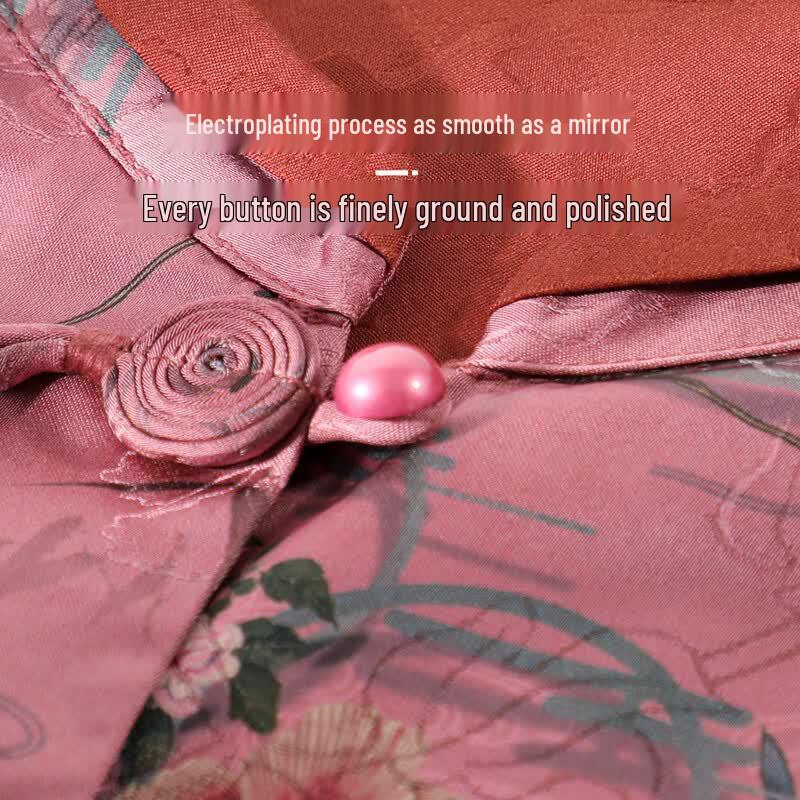 Elegant Women's New Chinese Style Floral Summer Blouse