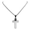 Classic Bible Cross Chain Necklace Men's Stainless Steel Pendant Necklace
