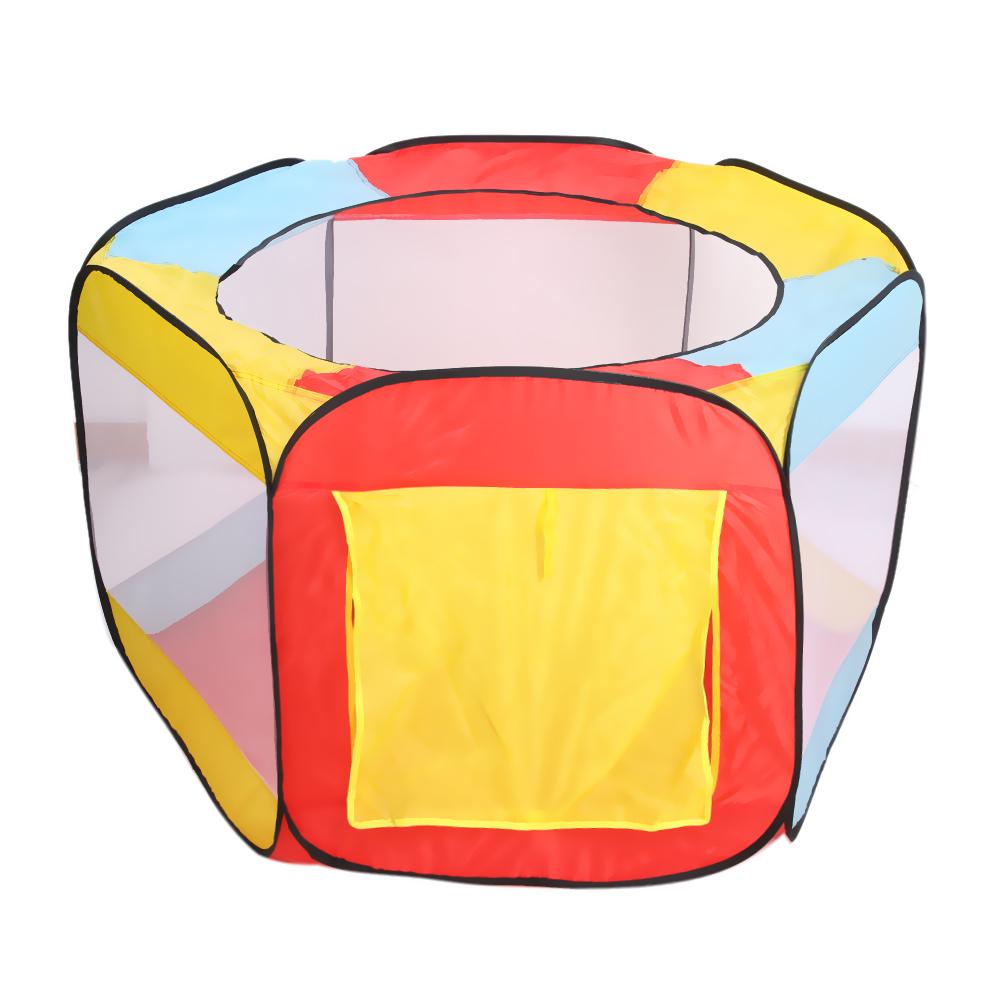 Kids Play Tent Hexagon Ball Pit Large Baby Crawl Playpen Patchwork Kids Ball Playhouse for Indoor Outdoor